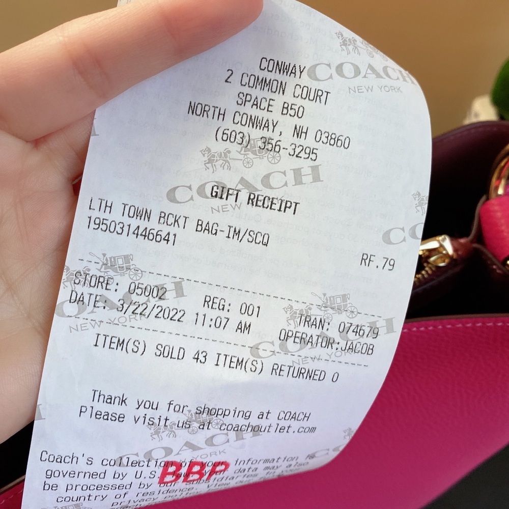 Coach Town Bucket Bag - Picture 11 of 11